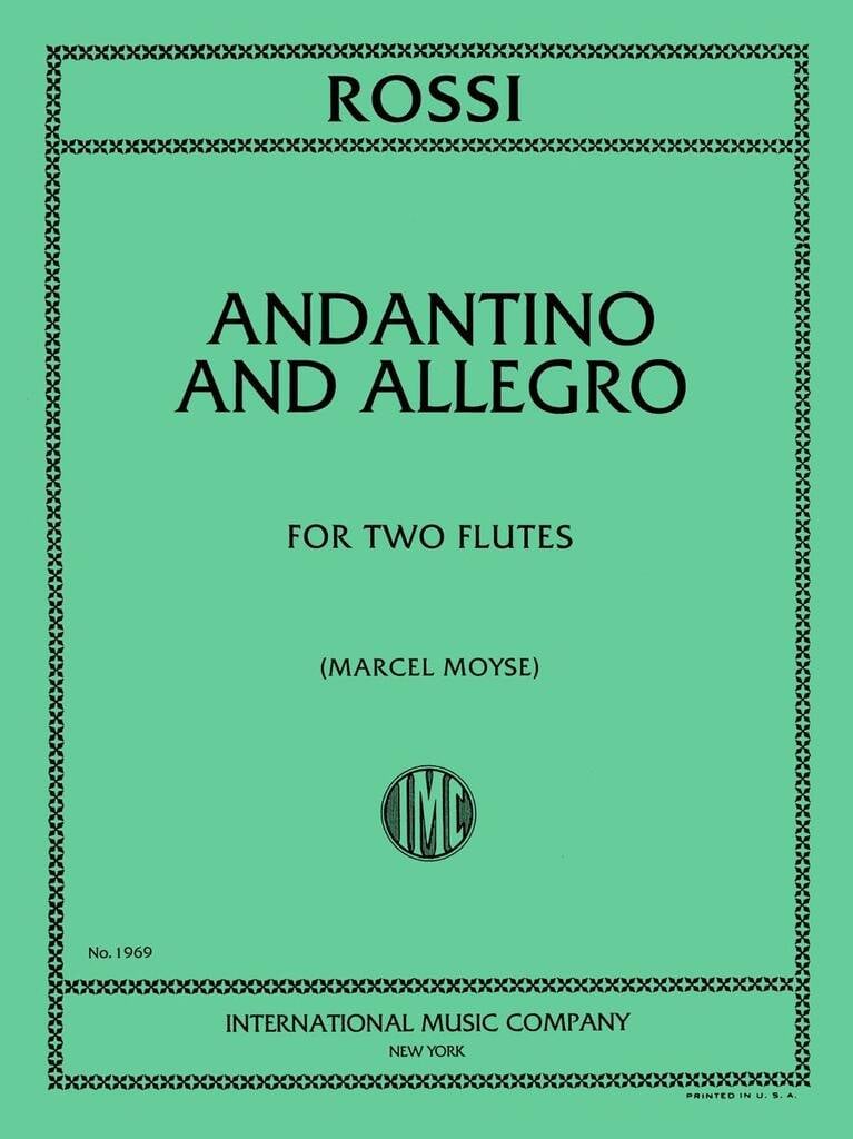 Andantino And Allegro (Moyse)